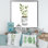 «Home Green Home House Plants II», reproduction sur toile encadrée