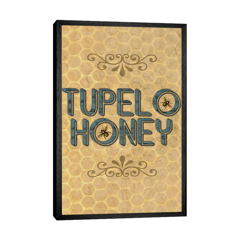 Tupelo Honey - Print on Canvas, 66.04 cm H x 45.72 cm W, Black Framed