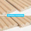 4PCS 103,94 "x 5,71" Panneaux muraux en bois demi-cercle cannelé, panneau mural 3D pour décoration murale intérieure (16,48 pieds carrés / Caisse)-122596172