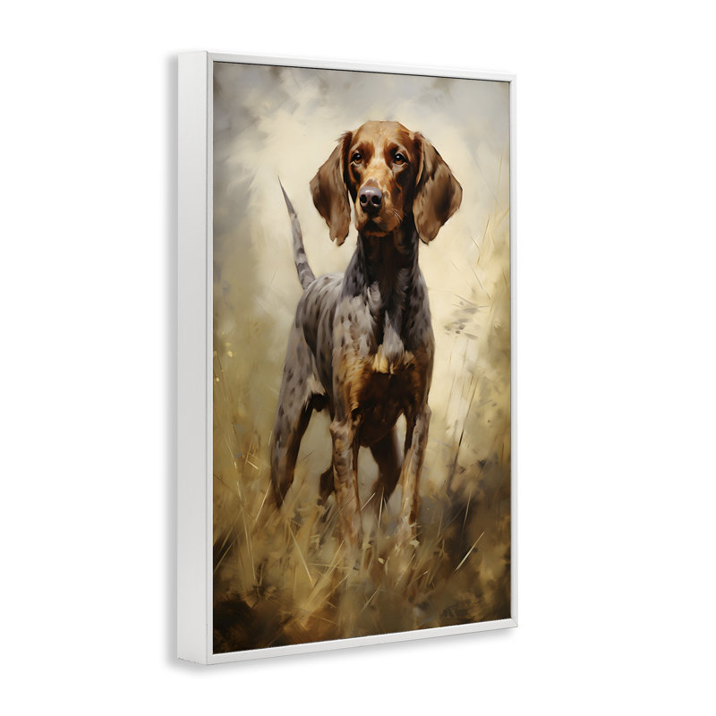 Alerte, chasse, estampe numérique par Petal Prints Design, Estampe numérique encadrée blanc bord de mer, H 18 po x l 12 po