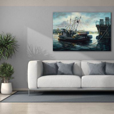'Sparkling Fish Nets' by Nicky Boehme Canvas Wall Art