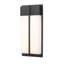Applique murale d'extérieur 2 lumières en noir-100157047