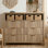 Commode 6 tiroirs avec tablette média Arrilla