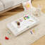 Table de jeu et organisateur de jouets 2-en-1 compatible Lego | Rangement blanc sous le lit (38 po x 18,7 po x 5,9 po)