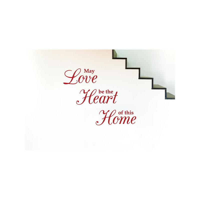 Non-Wall Damaging Wall Decal, Dark Red, Large