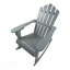 Chaise Adirondack d'extérieur ou d'intérieur en bois, pliable