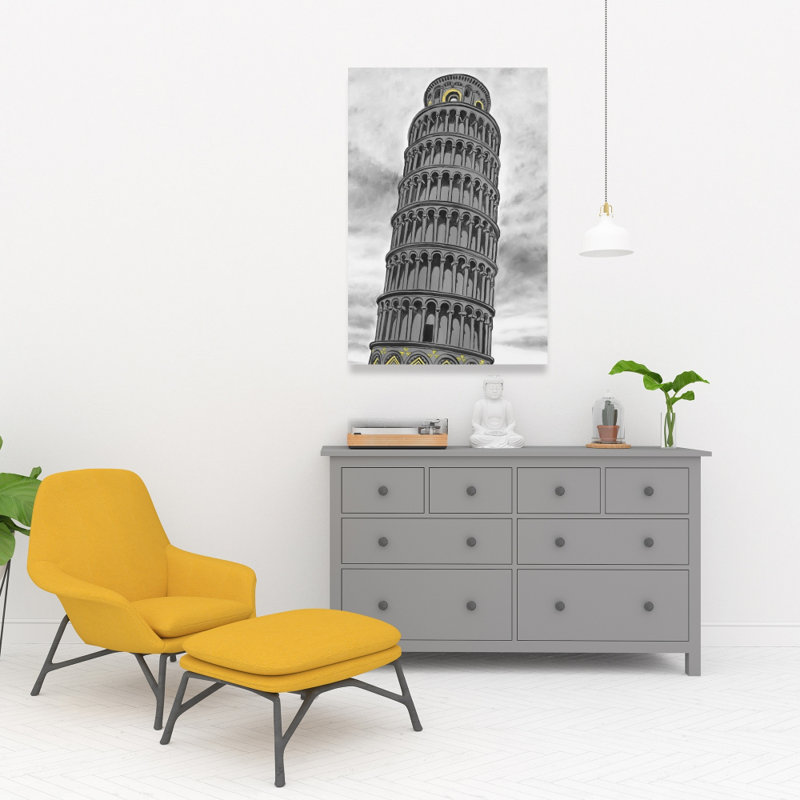 Tour de Pise en Italie, toile | Décoration intérieure unique