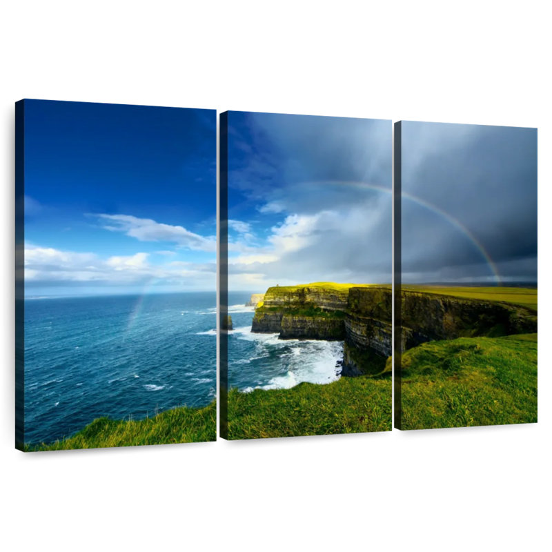 Sebbie Cliffs Of Moher After Rain, 24" H x 38" W