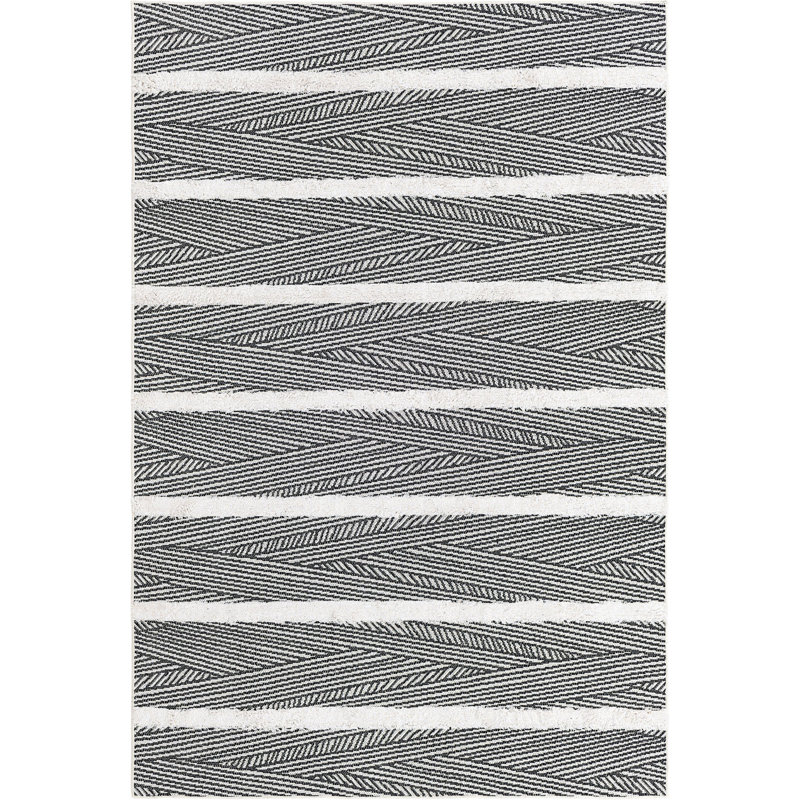 Eiryn Cotton Abstract Indoor Rug, Rectangle 5'3" x 8'