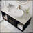 40"Floating Bathroom Vanity With Oval Ceramic Sink