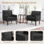Chaises d'appoint Mid-Century avec coussins amovibles-1140706495
