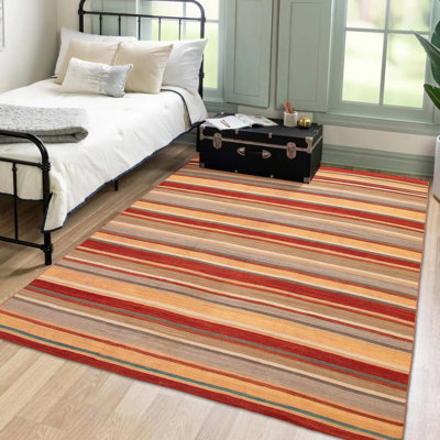 Boho Copper Kilim 9'1" x 13'1"