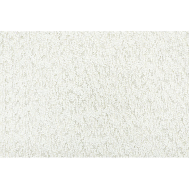 Structure de lit blanc à boucle, grand, surface texturée douce, pieds en bois et en bois d'hévéa, adaptable à un grand lit tapissier de style personnel, durable avec du bois d'ingénierie, complémentaire