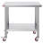 Stainless Steel Work Table 36x24 Inch with 4 Wheels Commercial Food Prep Worktable