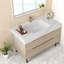 Meuble-lavabo moderne (doit inclure le meuble-lavabo et le lavabo) avec rangement