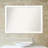 Cabinet White Narrow Bathroom Vanity Non-Beveled Wall Mirror-568776608