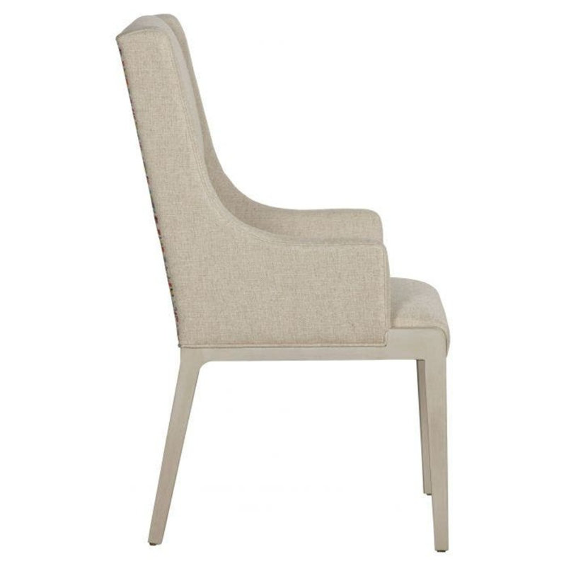 Libby Langdon 22" W Wingback Chair, Almond Buff, Indigo (8789 90)