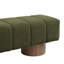 Banc rembourré Green Boucle