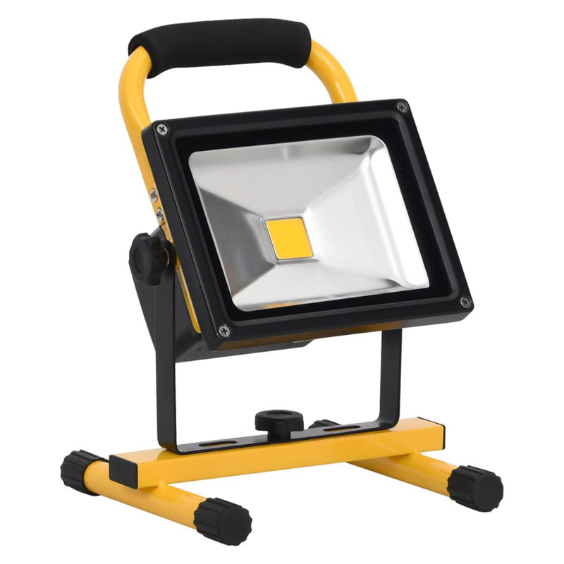 Uniopolis Black Battery Powered Integrated LED Metal Spotlight