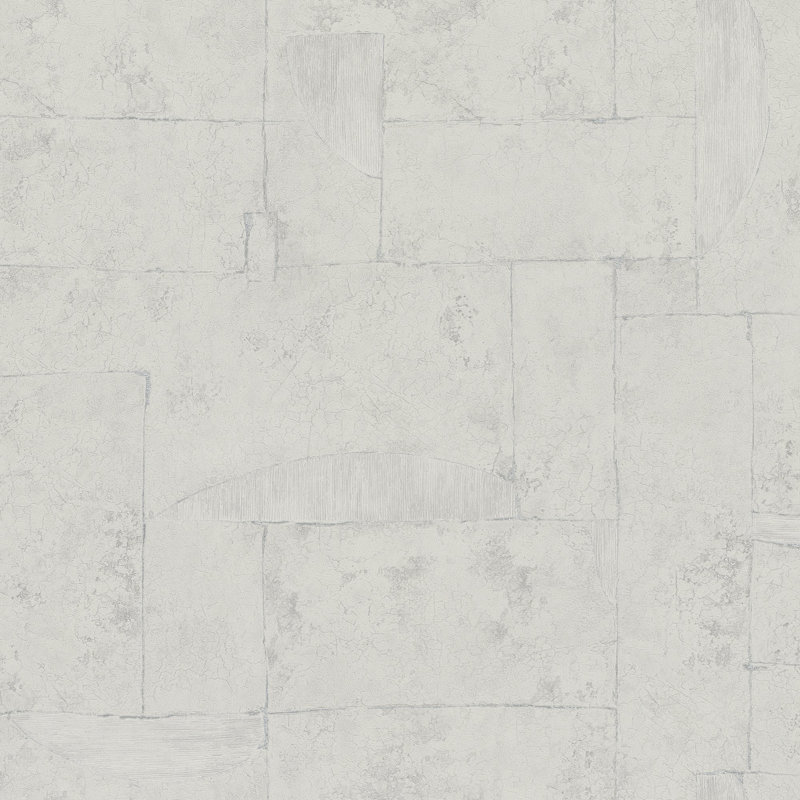 Air Collection Graphical Effect Textured Wallpaper Roll, Silver