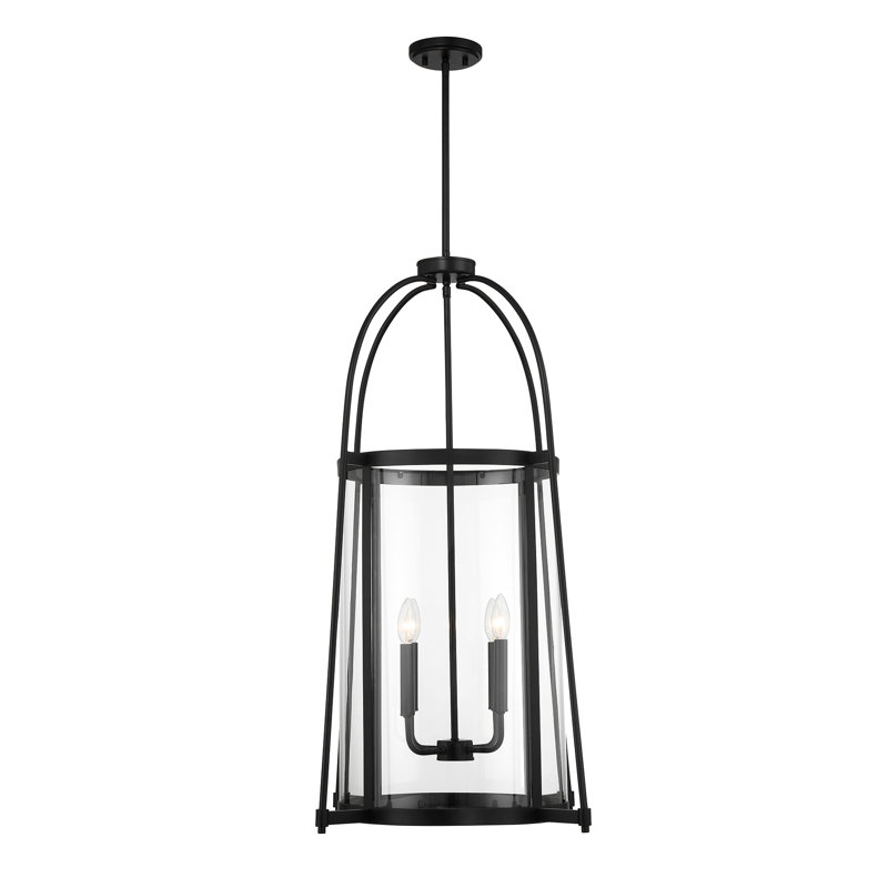 Rosedale 4-Light Hubbs in Matte Black, Black