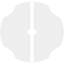 20"OD x 2"ID x 7"C x 1"P Percival Architectural Grade PVC Contemporary Ceiling Medallion, Two Piece-36077719