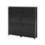 Armoire à chaussures moderne et multifonctionnelle avec 4 tiroirs rabattables-1860217268
