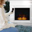 Cambridge 5118 BTU Freestanding Electric Fireplace Heater Insert for Vacant Chimney Fireplace-1068914771