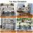Kyrie Modern Kitchen Counter Height Dining Table Set with 3 Bar Stools-1072462321-1072462327