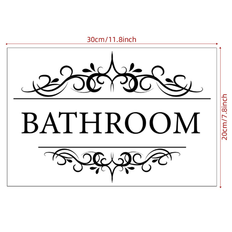 Porte standard de salle de bain, 30 po x 80 po
