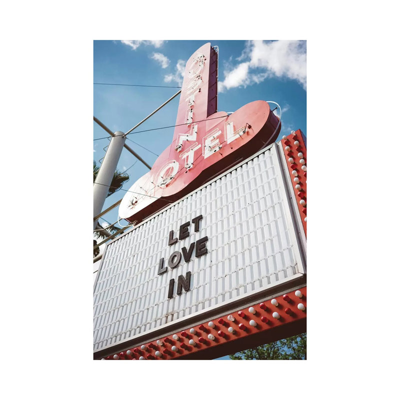 Let Love In II by Bethany Young - Print on Canvas, Wrapped Canvas, 101.6cm H x 66.04cm W x 3.81cm D