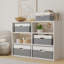 Paniers de rangement en tissu, organisateur de garde-robe pliable