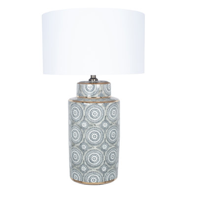 Loranger Cotton Drum Lamp Shade ( Clip On ) in Cream