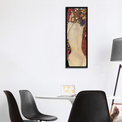 Sea Serpents, Detail V by Gustav Klimt - Wrapped Canvas Panoramic Graphic Art