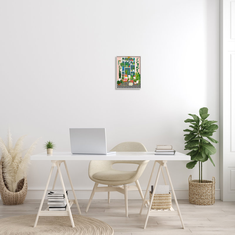43_Art mural moderne sur toile tendue, "Modern Chic Home Lover Sanctuary" par Jen Bucheli, Estampe numérique Farmhouse