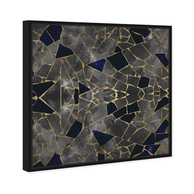 Oliver Gal Fortune Abstract - Framed Acrylic Glass Wall Art