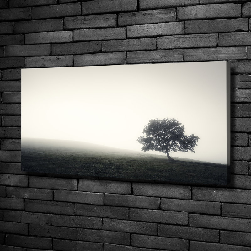 Lone Tree - No Frame Print on Canvas, 50cm H x 100cm W x 2cm D