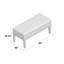 Banc de rangement rembourré North Andover-391122995