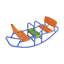 Liberty House Toys Steel Teeter Totter