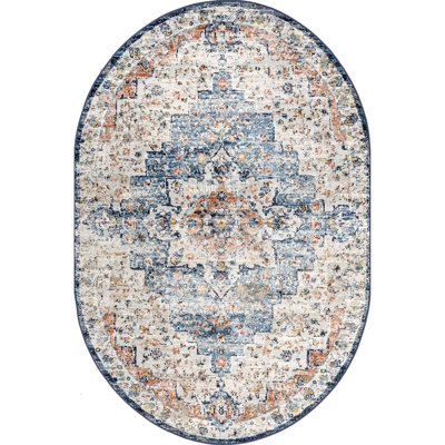 Deja Oriental Machine Woven Polypropylene Area Rug