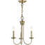 Lustre 3 lumières de style bougie Arunvir-251971450