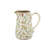 6.3X4.5X7.1" Round Ceramic Pitcher Vase With Multi-Colored Floral Motifs-1170565300-1170565303