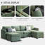 Canapé modulaire rembourré Jaiwan-760222581