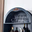 Armoire à vin arquée polyvalente avec support amovible et rangement réglable-618642981