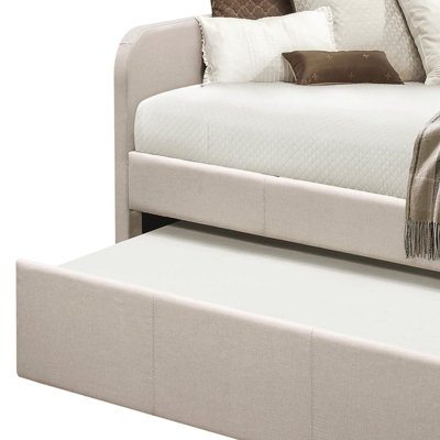 Fog Twin Upholstered Daybed With Trundle