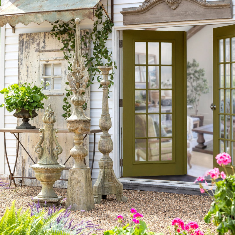63.5'' H Polyresin Floor Pillar