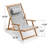 Clara Folding Outdoor Deck Chair