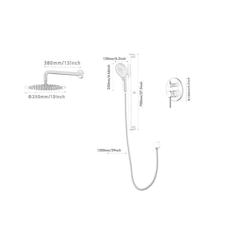 All-In-One Kit with Rough in-Valve