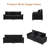 83.9-Inch Modular Sectional In Chenille Fabric-2027211938