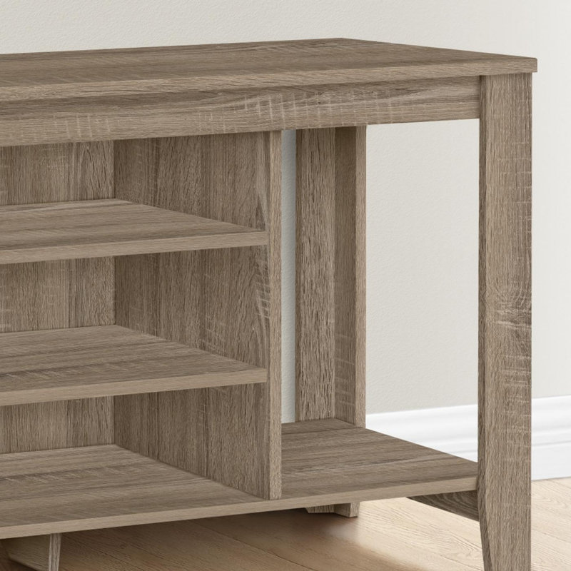Tv Stand, 48 Inch, Console, Media Entertainment Center, Taupe
